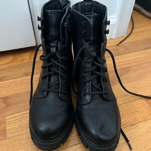MIA Black Combat Boot Size 8